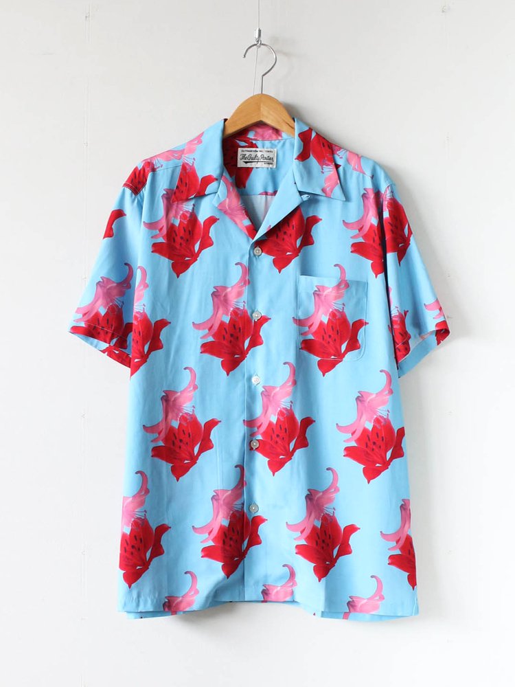 アロハシャツ / HAWAIIAN SHIRT S/S (TYPE 2) BLUE