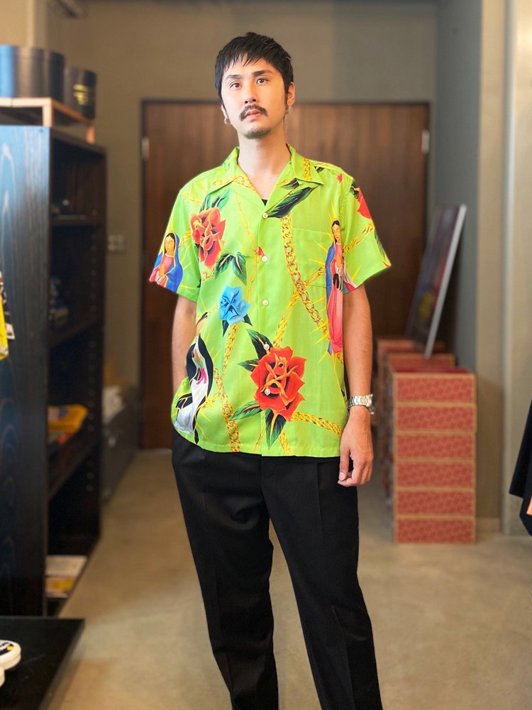 アロハシャツ / HAWAIIAN SHIRT S/S (TYPE 3) GREEN