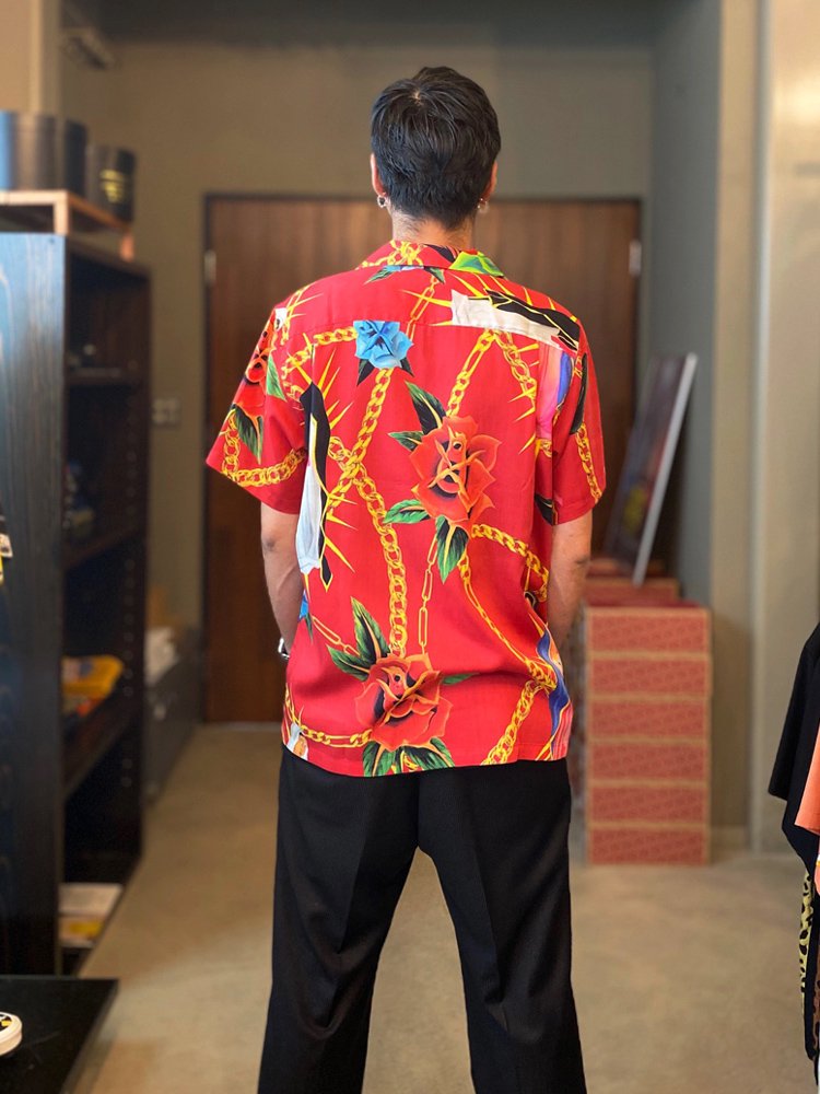 アロハシャツ / HAWAIIAN SHIRT S/S (TYPE 3) RED