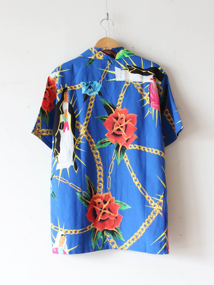 アロハシャツ / HAWAIIAN SHIRT S/S (TYPE 3) BLUE