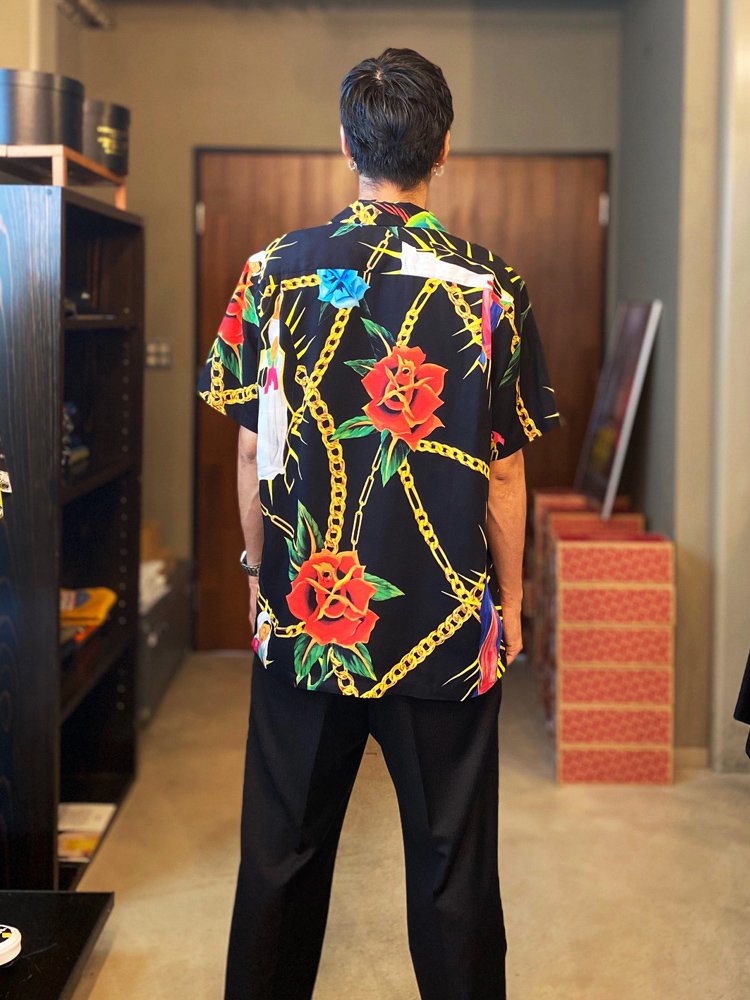 アロハシャツ / HAWAIIAN SHIRT S/S (TYPE 3) BLACK