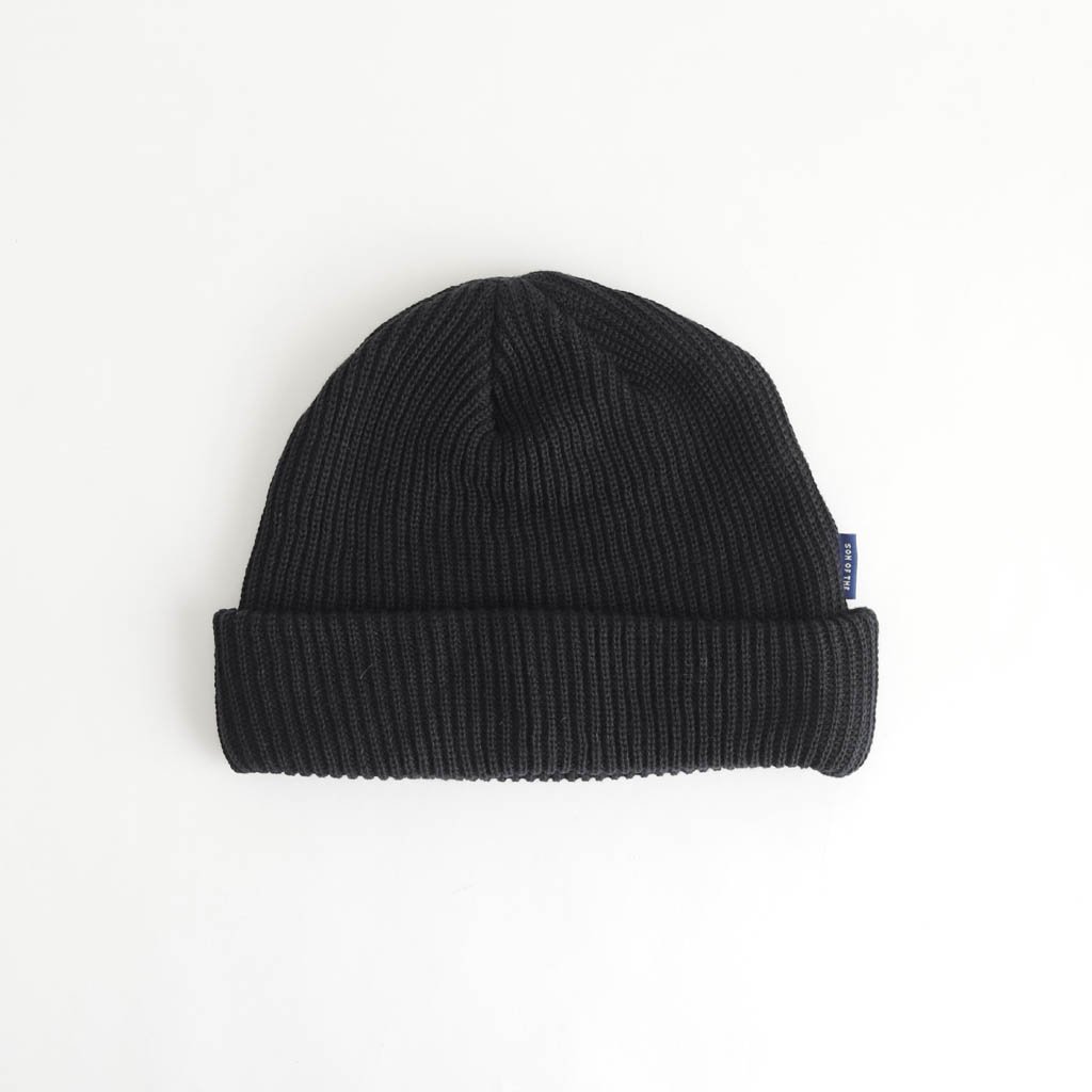 SON OF THE CHEESE｜C100 KNITCAP #BLACK [SC1810-CP10]