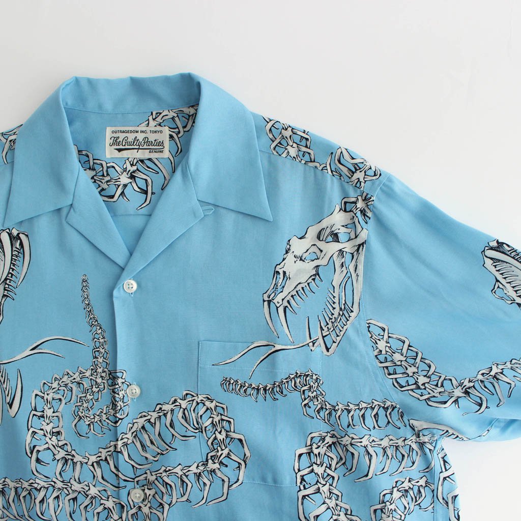 アロハシャツ / HAWAIIAN SHIRT L/S (TYPE 6) BLUE