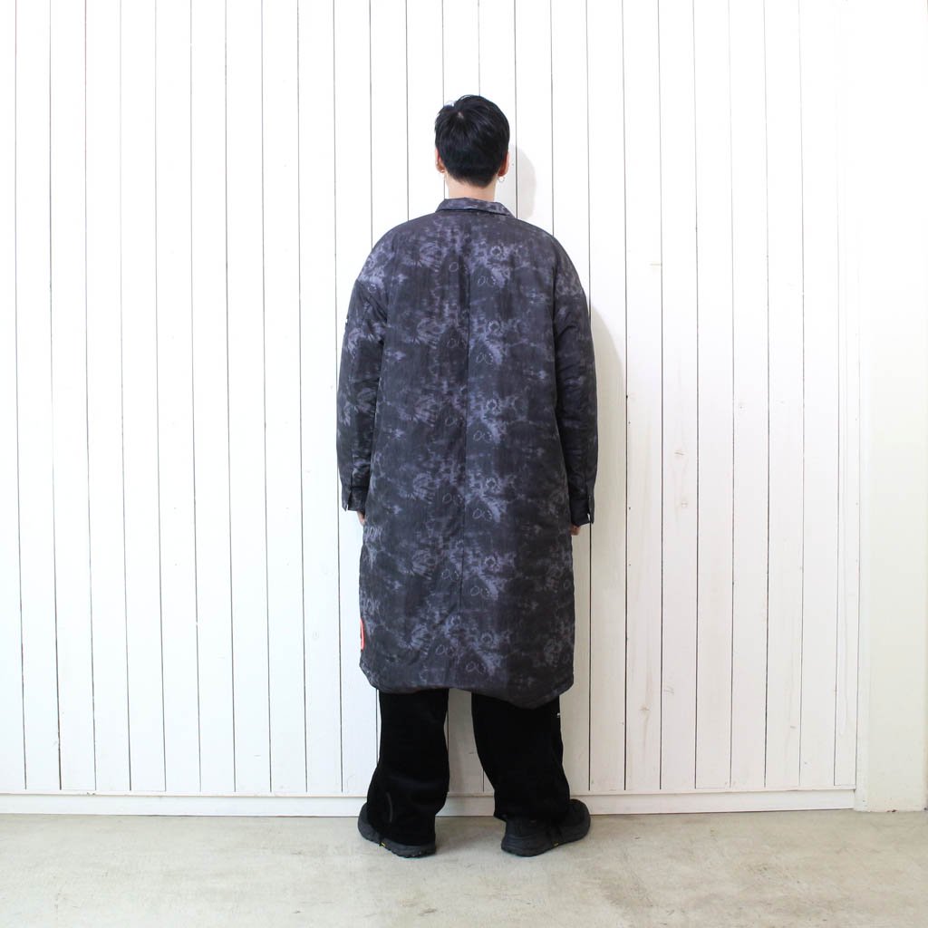/ FISH TAIL CHESTER COAT BY WILD THINGS. DYED GREY