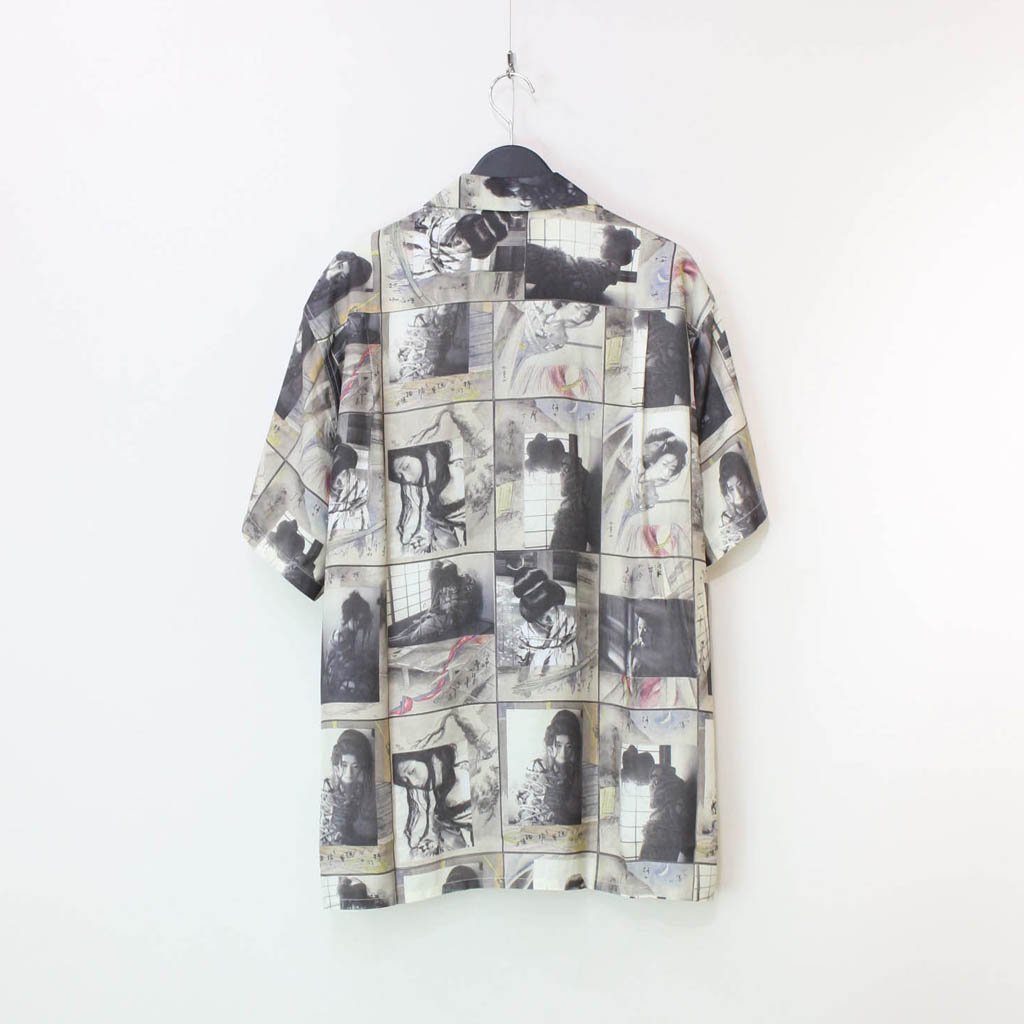 保証規定 ワコマリア HAWAIIAN S/S ( TYPE-1 )(CHARCOAL) シャツ