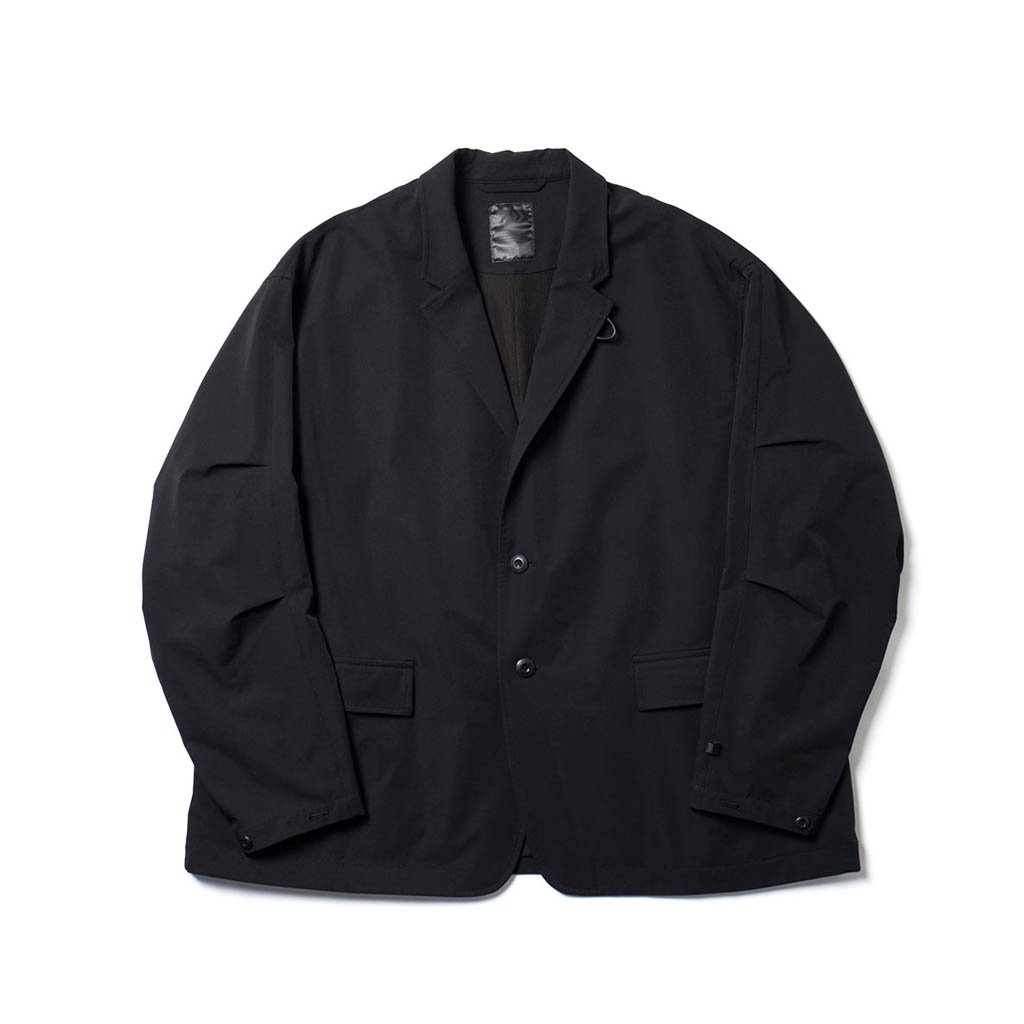 【12月スーパーSALE 15％OFF】 tech loose M Black jacket 2B stretch テーラードジャケット
