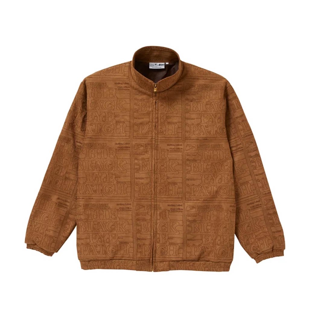 BLACK EYE PATCH｜PRIORITY LABEL FAKE SUEDE TRACK JACKET #BROWN [BEPSS21TP01]