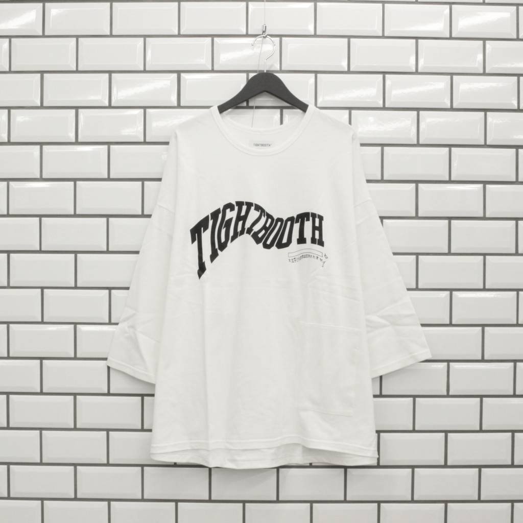 TIGHTBOOTH PRODUCTION｜ACID LOGO 7 SLEEVE T-SHIRT #WHITE [SS21-T04]