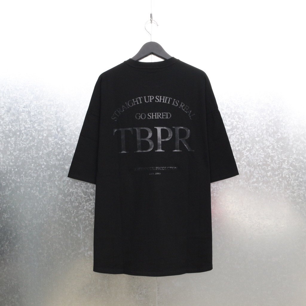 TIGHTBOOTH PRODUCTION｜STRAIGHT UP T-SHIRT #BLACK [SS21-T03