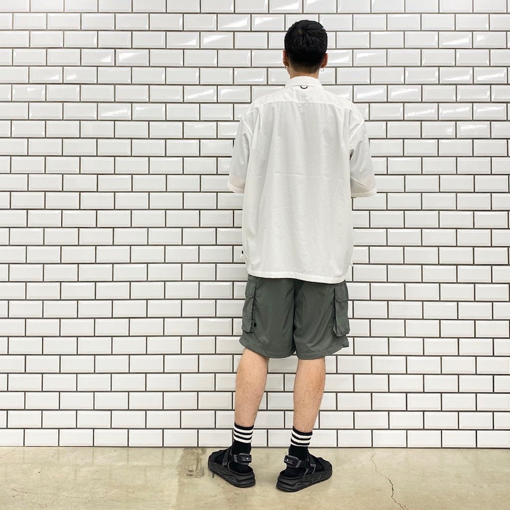 / TECH FRENCH MIL FIELD SHIRTS S/S WHITE