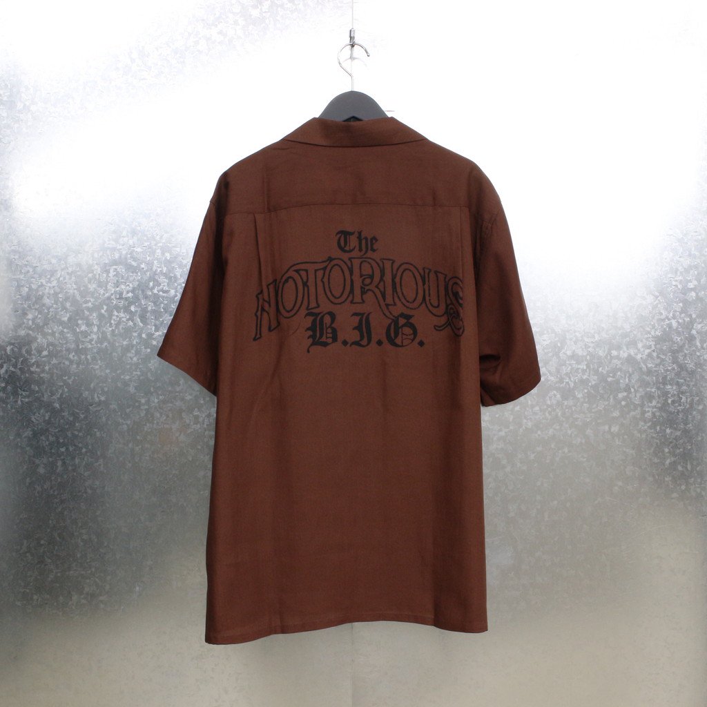 アロハシャツ / THE NOTORIOUS B.I.G | S/S HAWAIIAN SHIRT TYPE 1 BROWN