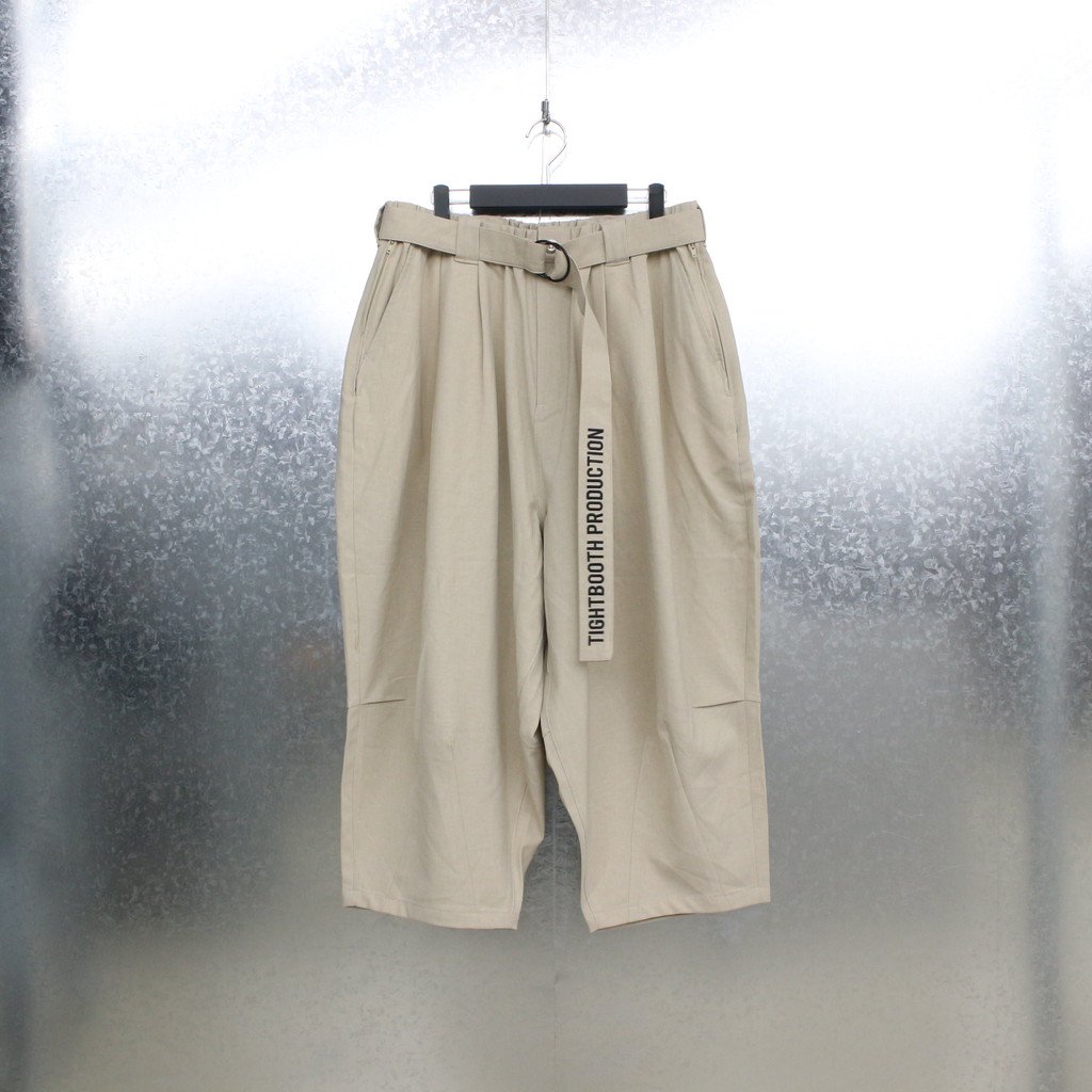 TIGHTBOOTH PRODUCTION｜CANAPA CROPPED PANTS #GREIGE [SU21-B01]