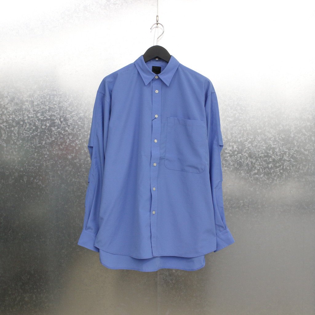 シャツ / TECH REGULAR COLLAR SHIRTS BLUE
