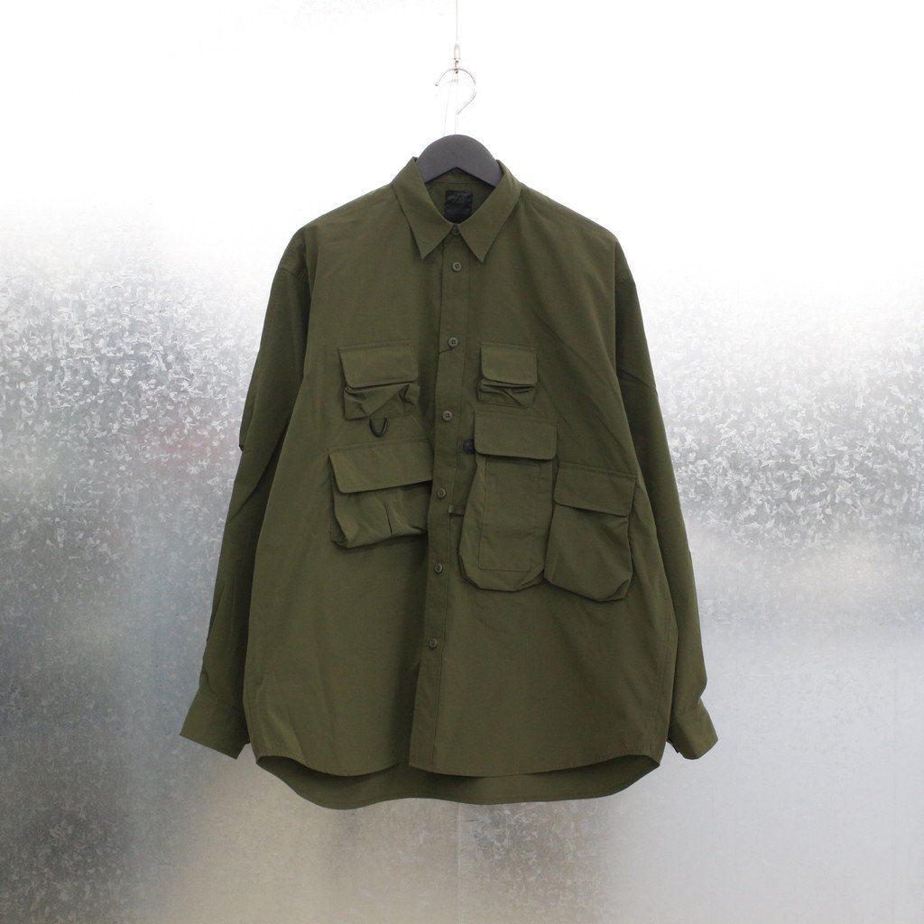 / TECH ANGLERS SHIRTS L/S OLIVE