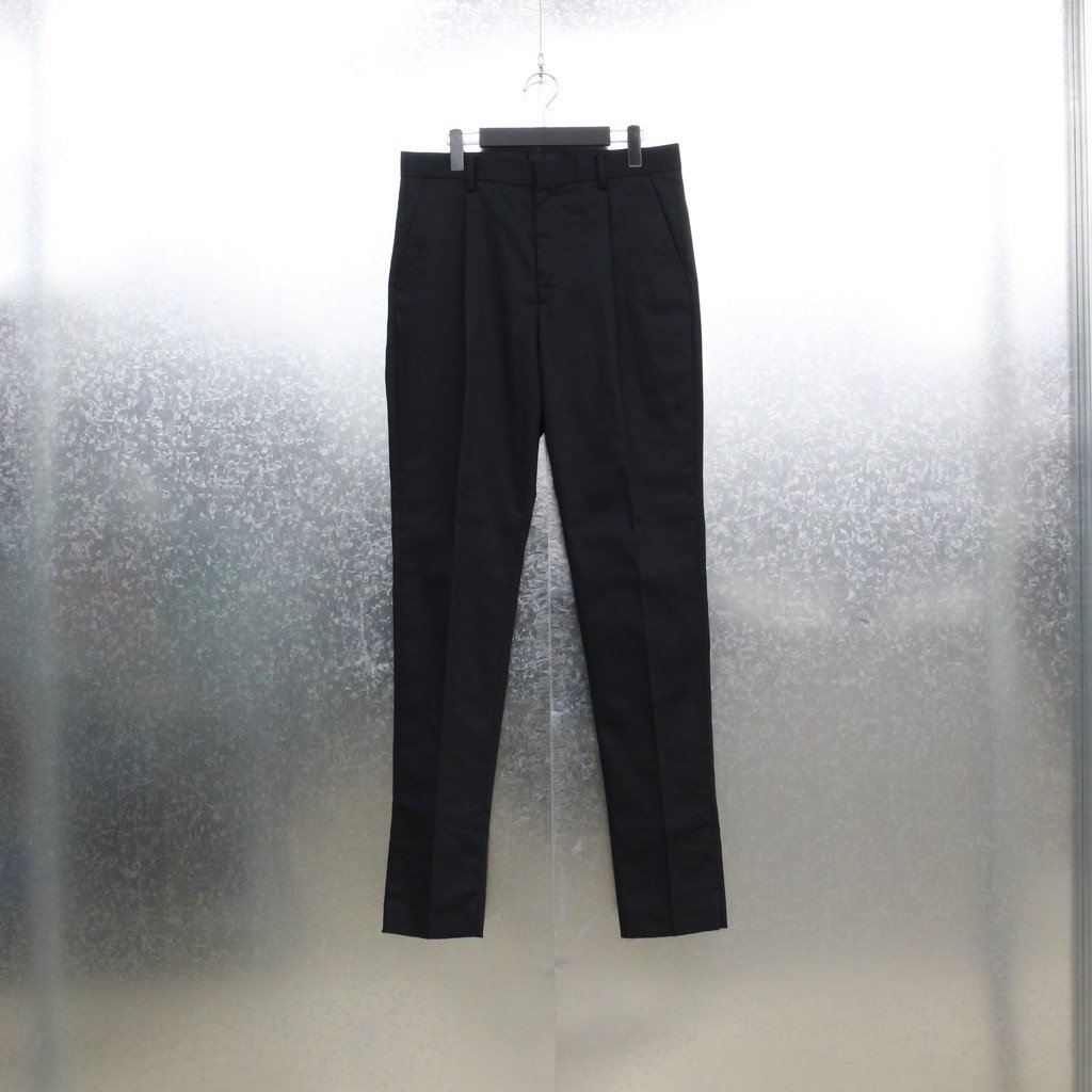 WACKO MARIA｜PLEATED TROUSERS -T/C- #BLACK [21FWE-WMP-TR01]