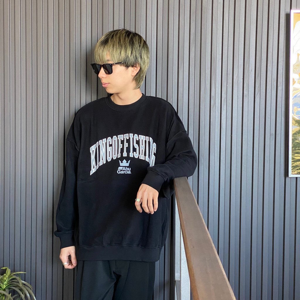 新品】アブガルシア BIG REVERSIBLE SWEAT スウェット L-