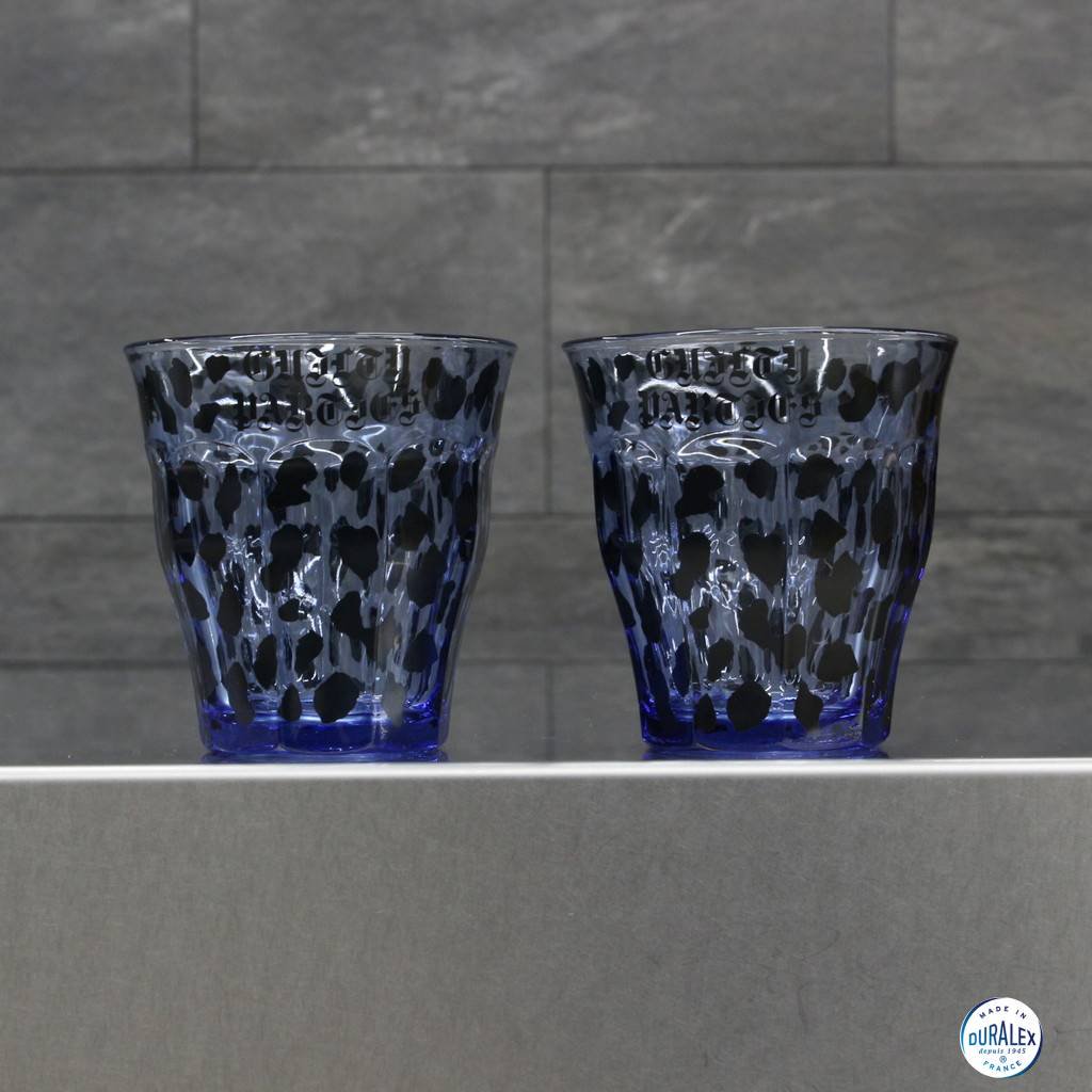 WACKO MARIA｜DURALEX | TWO SETS GLASS #BLUE [21FW-WMA-GG02 ...