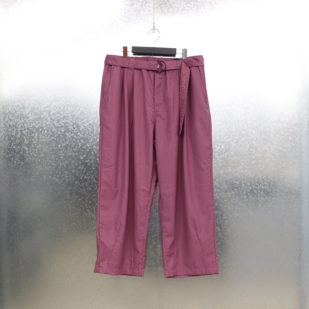 TIGHTBOOTH PRODUCTION｜BAGGY SLACKS #OLD ROSE [FW21-B04]