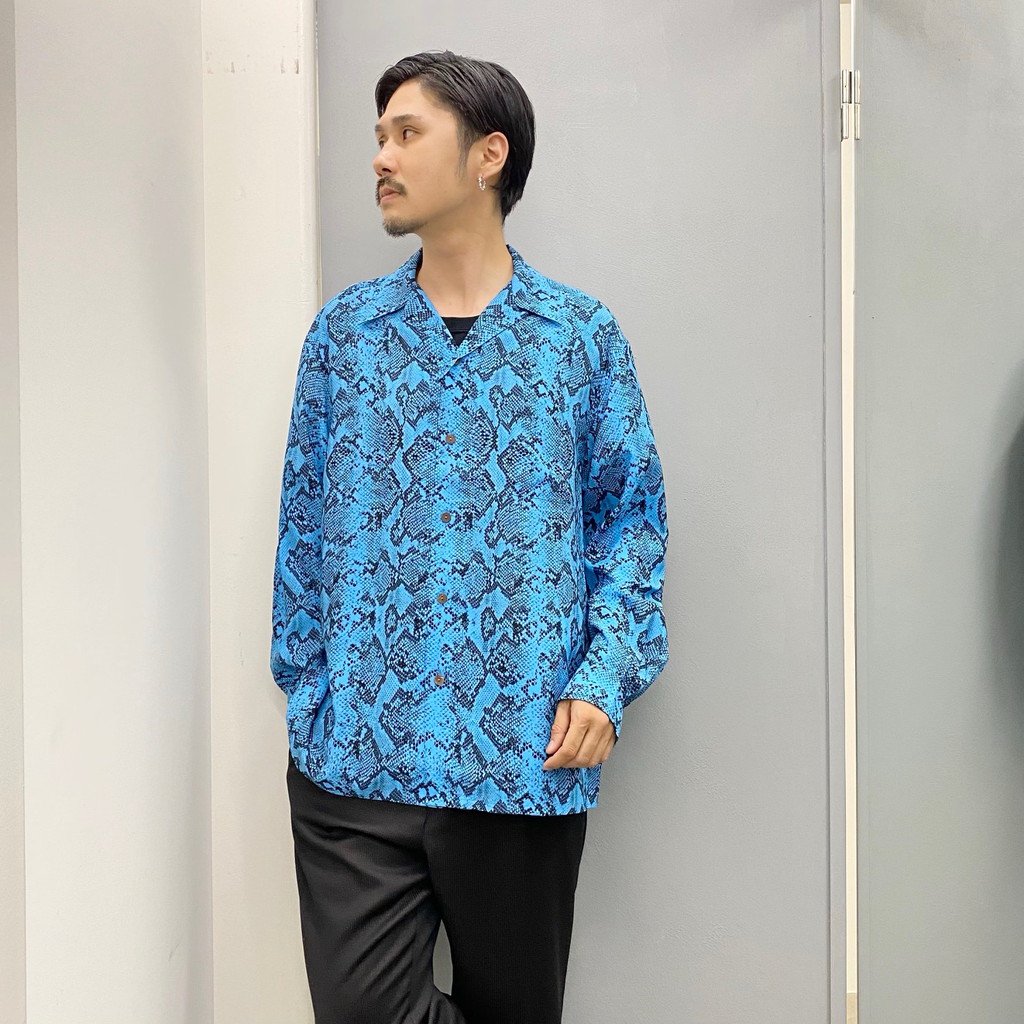 アロハシャツ / HAWAIIAN SHIRT L/S TYPE 3 BLUE