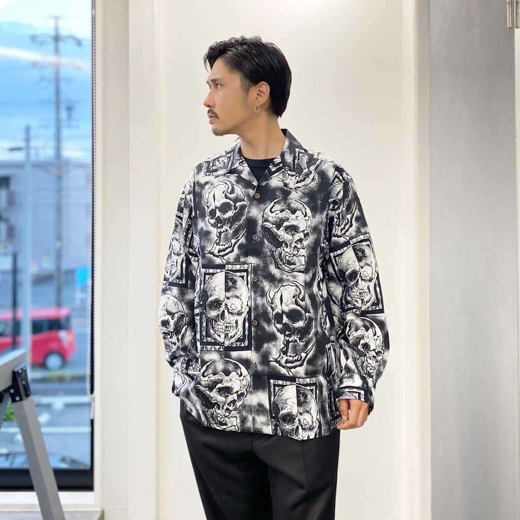 ベルギー製 WACKO MARIA 50S SHIRT L/S -TYPE 2- #GRAY | elektrosako.cz