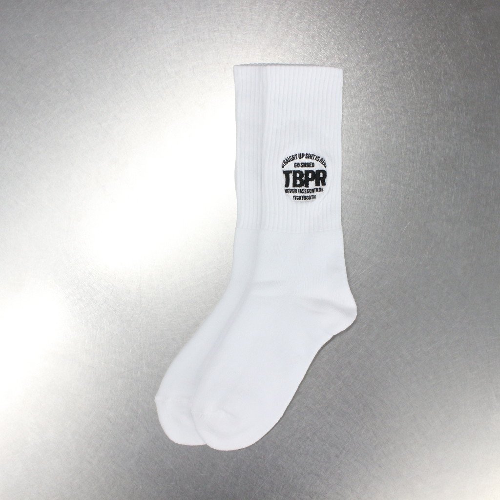 TIGHTBOOTH PRODUCTION｜WHIMSY SOCKS | STRAIGHT UP SOCKS #WHITE [FW21-A04]