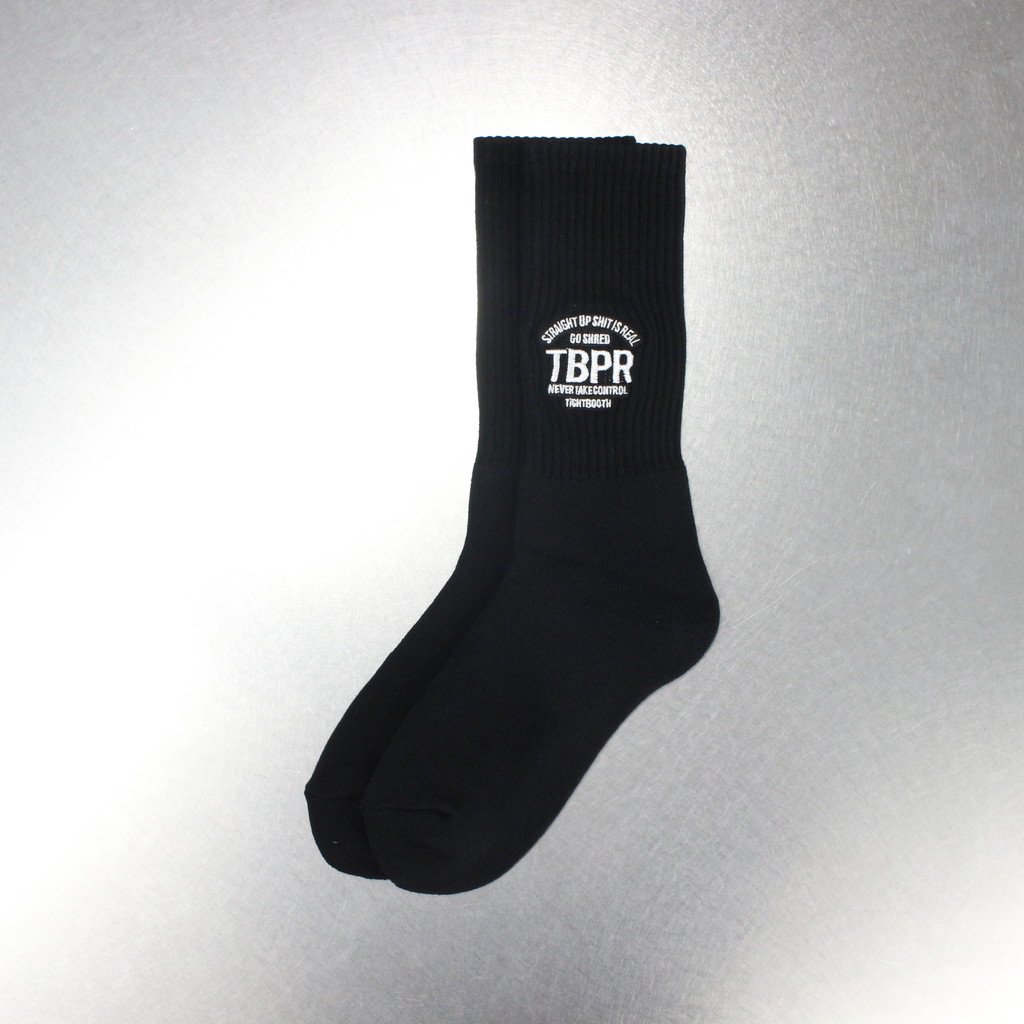 TIGHTBOOTH PRODUCTION｜WHIMSY SOCKS | STRAIGHT UP SOCKS #BLACK [FW21-A04]