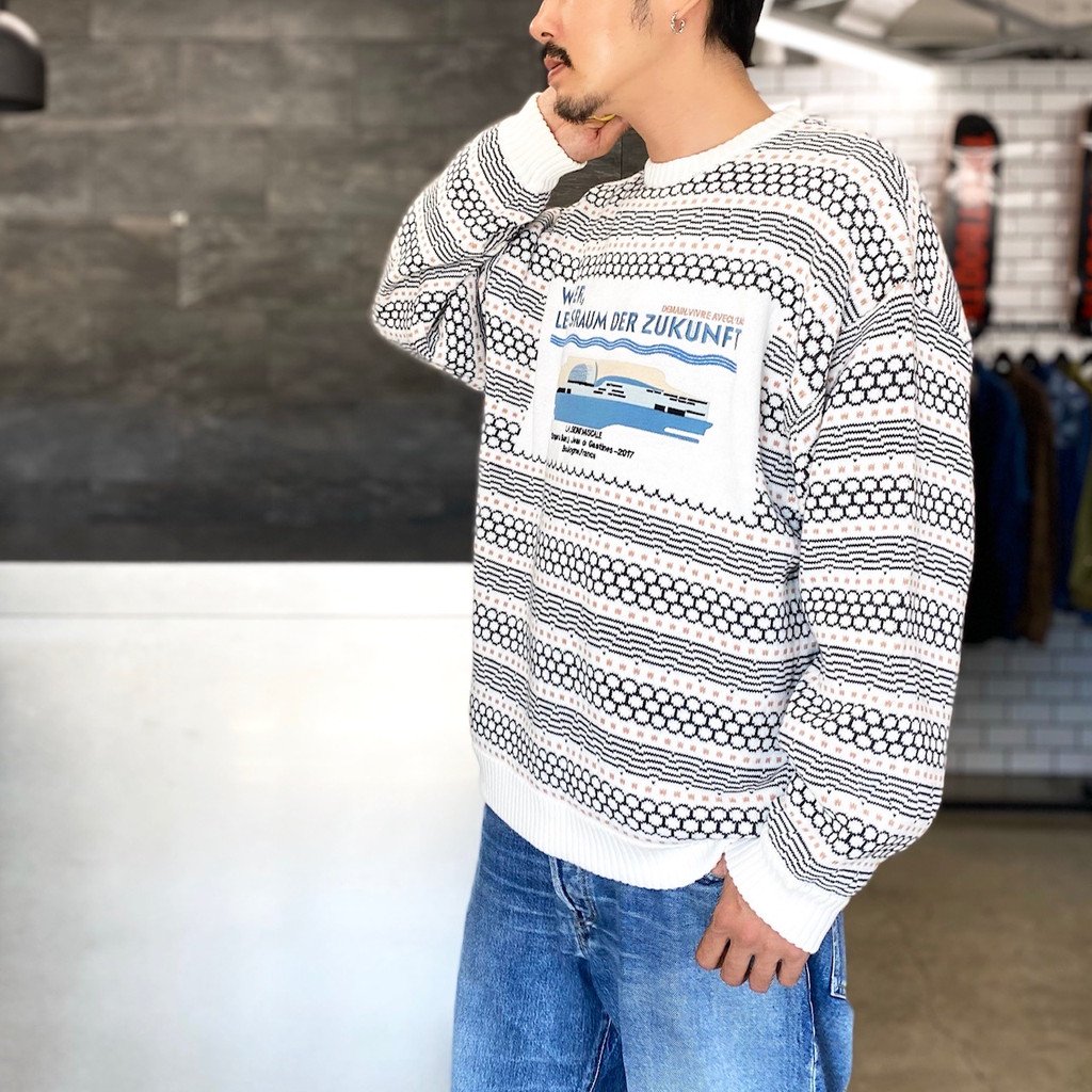 トップス / LA SEINE MUSICALE KNIT WHITE