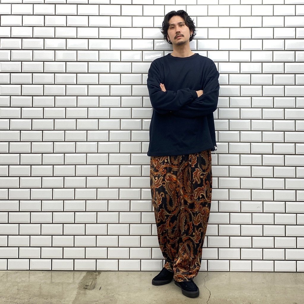 最高級 TBPR paisley velor balloon pants agapeeurope.org