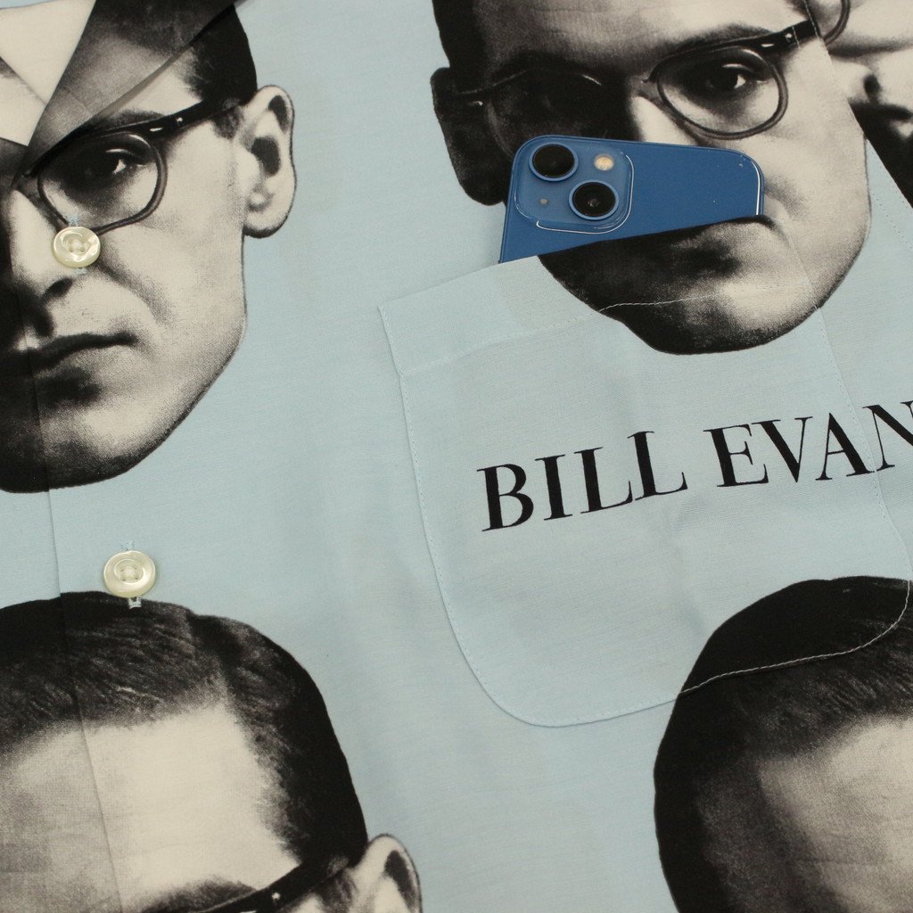 アロハシャツ / BILL EVANS | S/S HAWAIIAN SHIRT (TYPE 2) L-BLUE