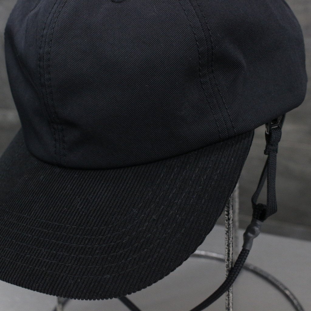 DAIWA PIER39 | ダイワピア39 TECH 6PANEL CAP TWILL&CORDUROY #BLACK