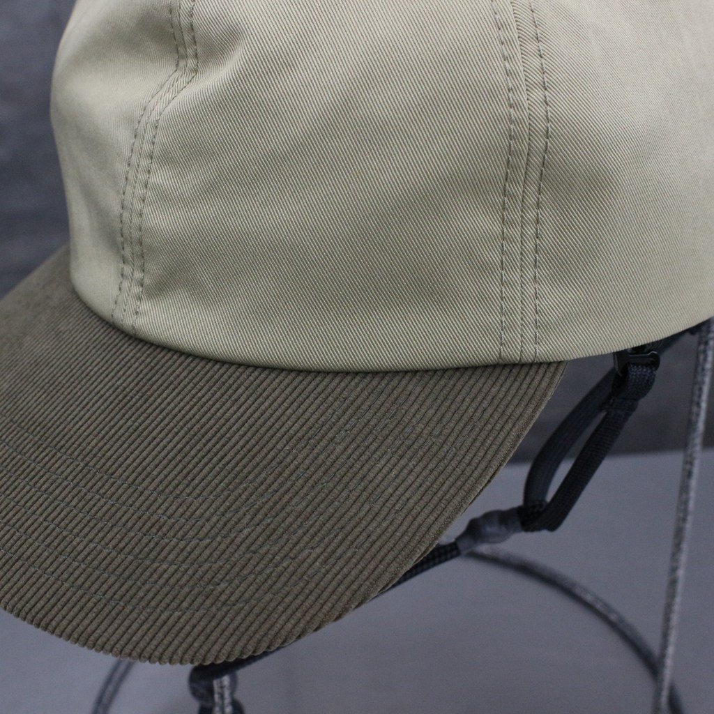 DAIWA PIER39 | ダイワピア39 TECH 6PANEL CAP TWILL&CORDUROY #BEIGE