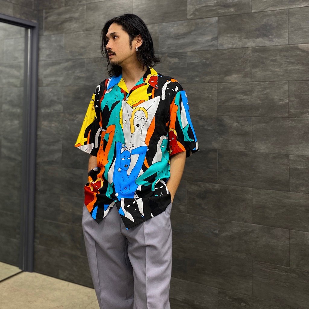 アロハシャツ / HAWAIIAN SHIRT S/S -TYPE 1- BLACK