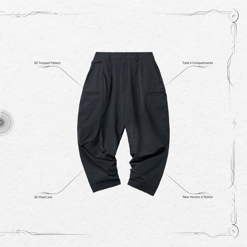 GOOPiMADE | グーピーメイド 「BR-03」 Soft Box Basic Pants #Bathyal ...