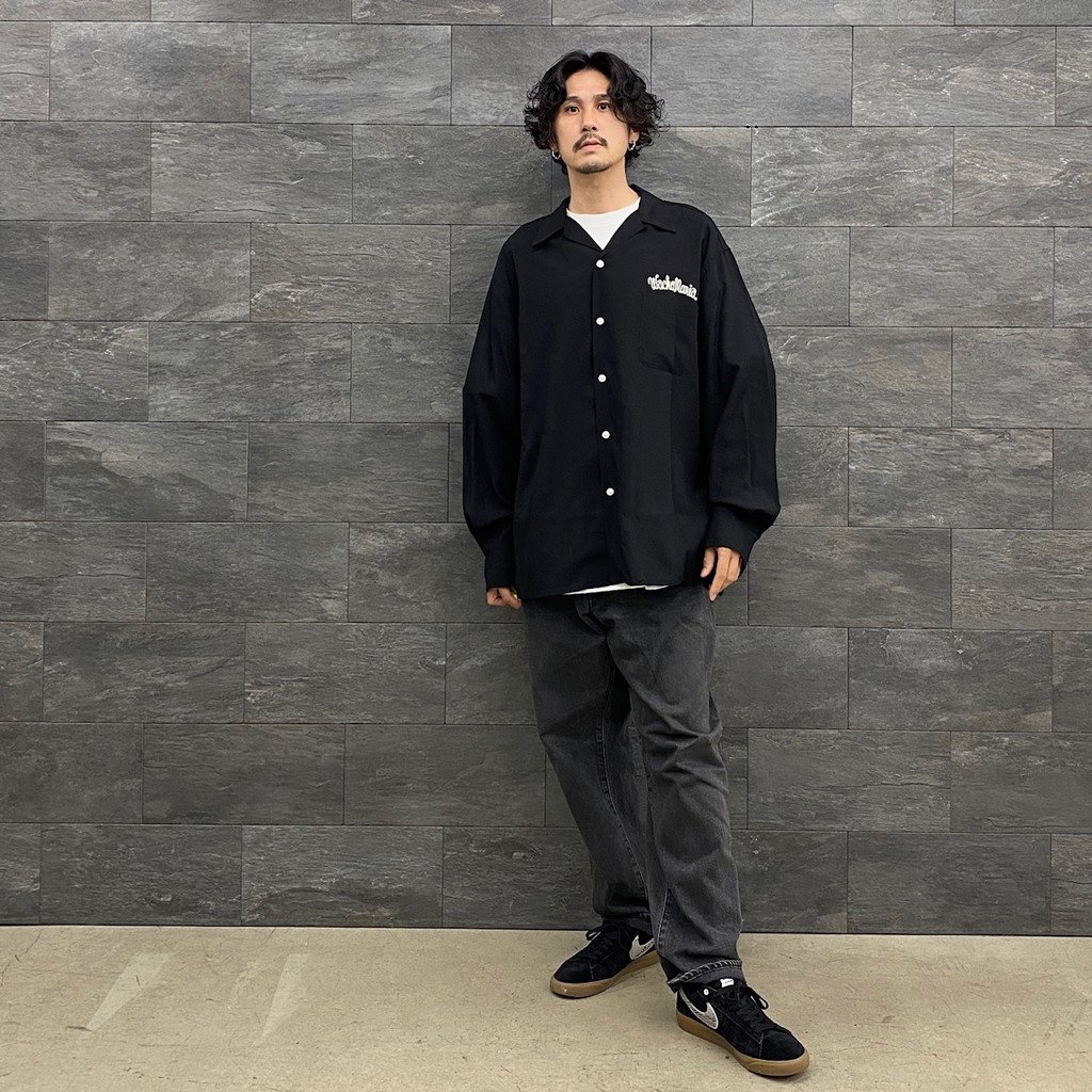 WACKO MARIA | ワコマリア 50'S SHIRT L/S -TYPE 2- #BLACK [22FWE-WMS