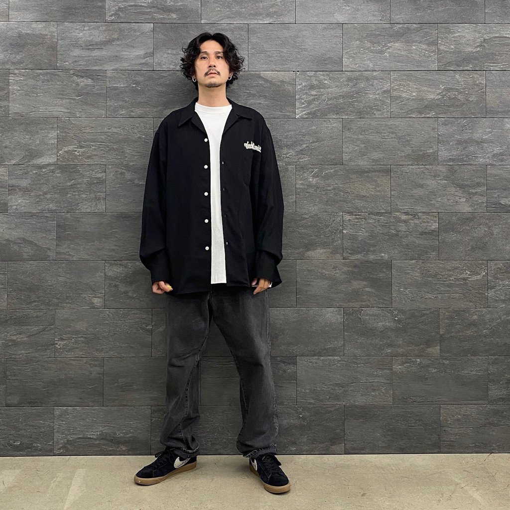 WACKO MARIA | ワコマリア 50'S SHIRT L/S -TYPE 2- #BLACK [22FWE-WMS