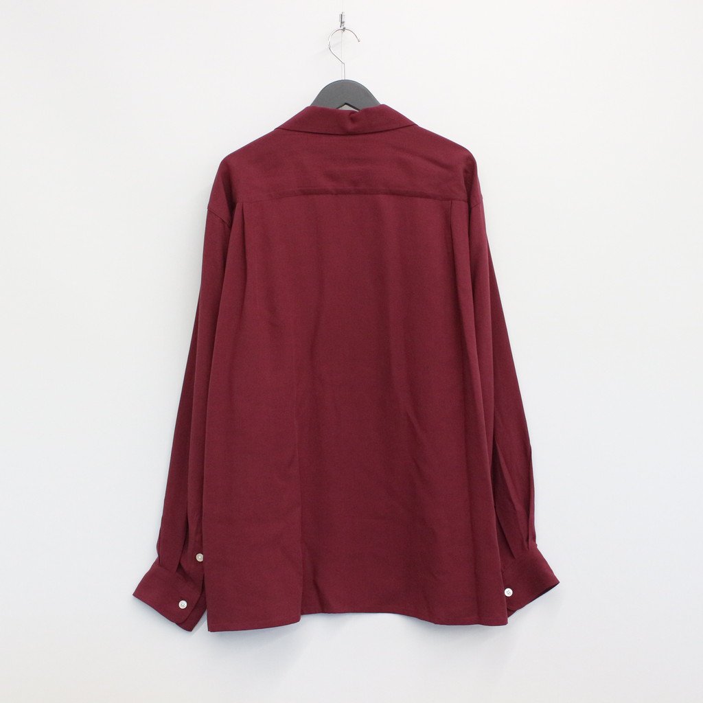 WACKO MARIA | ワコマリア 50'S SHIRT L/S -TYPE 2- #BURGUNDY [22FWE