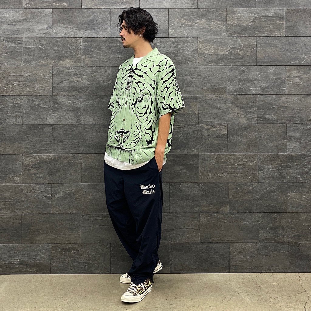 アロハシャツ / WOLFS HEAD | HAWAIIAN SHIRT S/S KHAKI