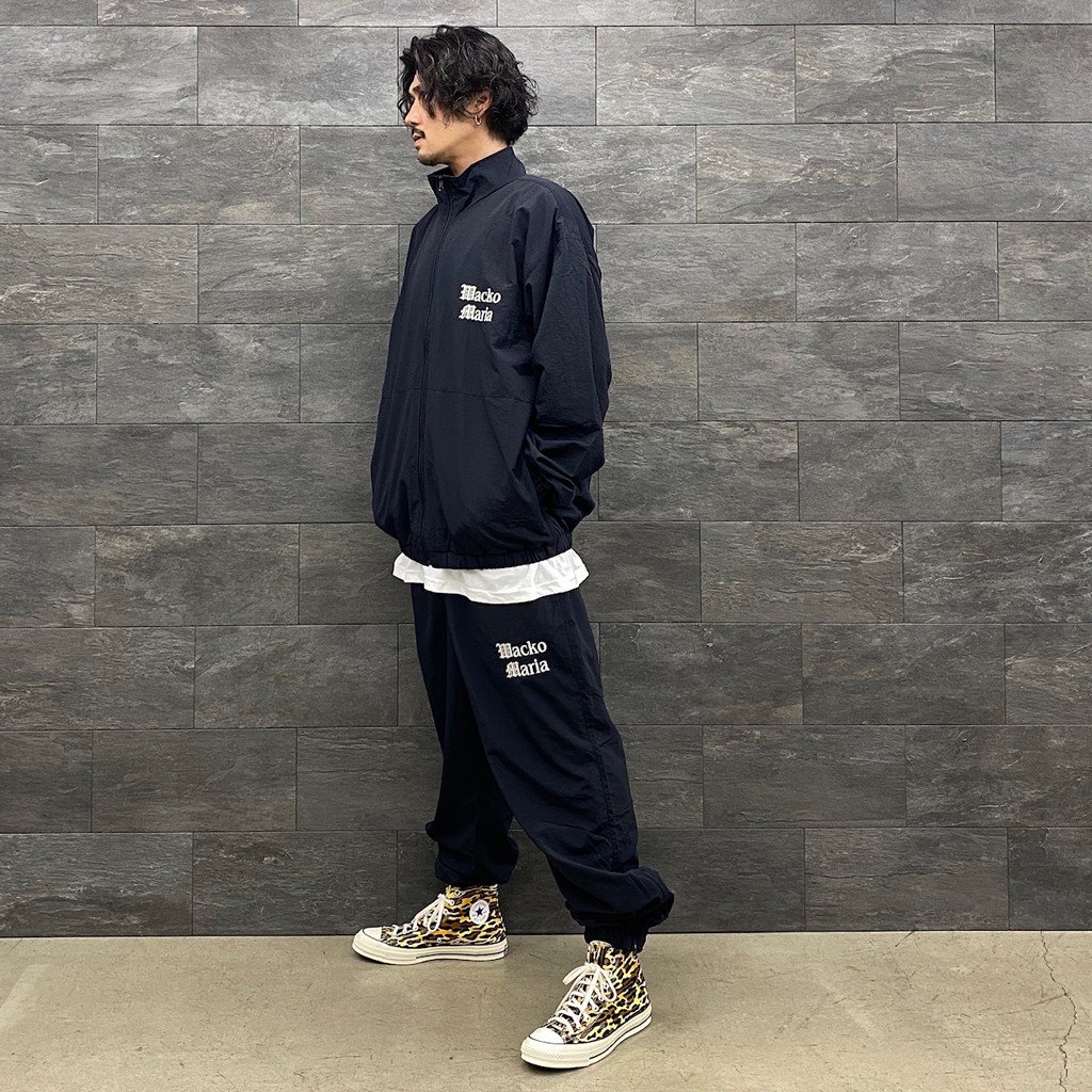 WACKO MARIA | ワコマリア TRACK PANTS #BLACK [22FW-WMO-TP05]