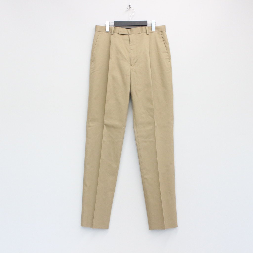 WACKO MARIA | ワコマリア PLEATED TROUSERS #BEIGE [22FWE-WMP-TR01]