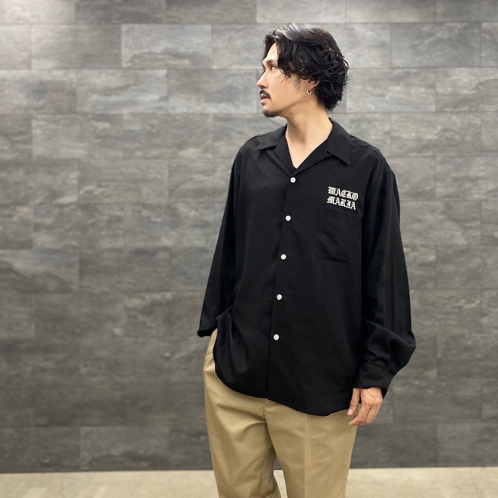 WACKO MARIA | ワコマリア 50S SHIRT L/S -TYPE 2- #BLACK [22FW-WMS-OC05]