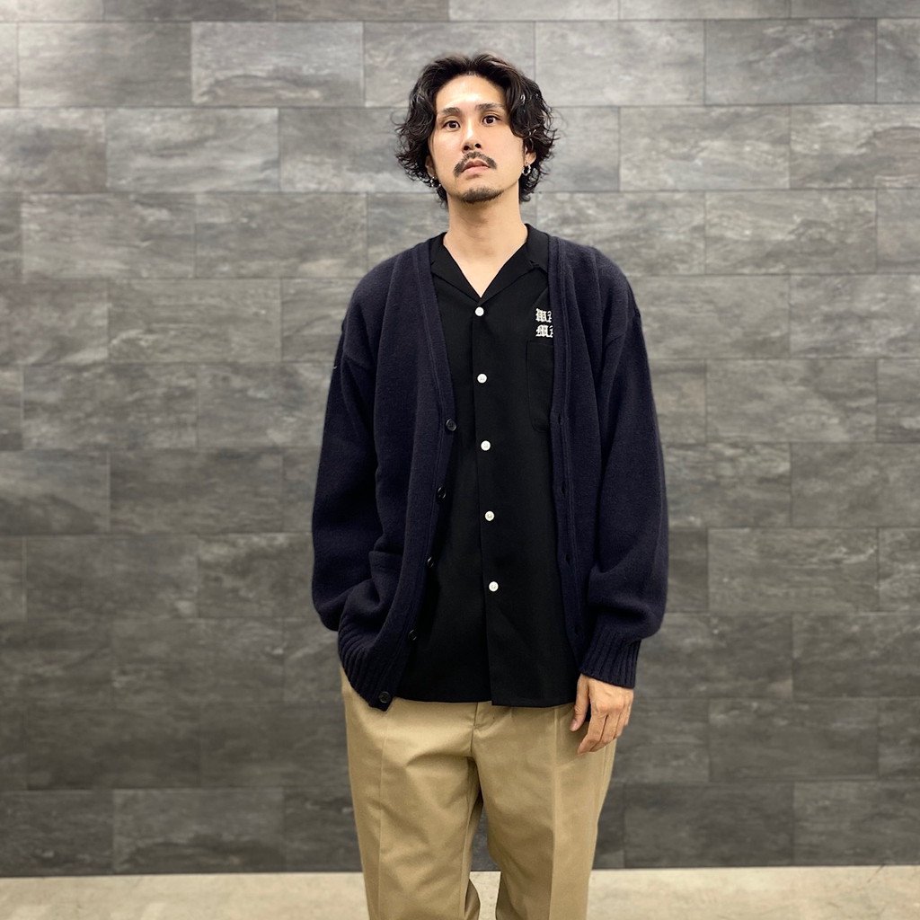 WACKO MARIA | ワコマリア CLASSIC CARDIGAN -TYPE 1- #CHARCOAL [22FW