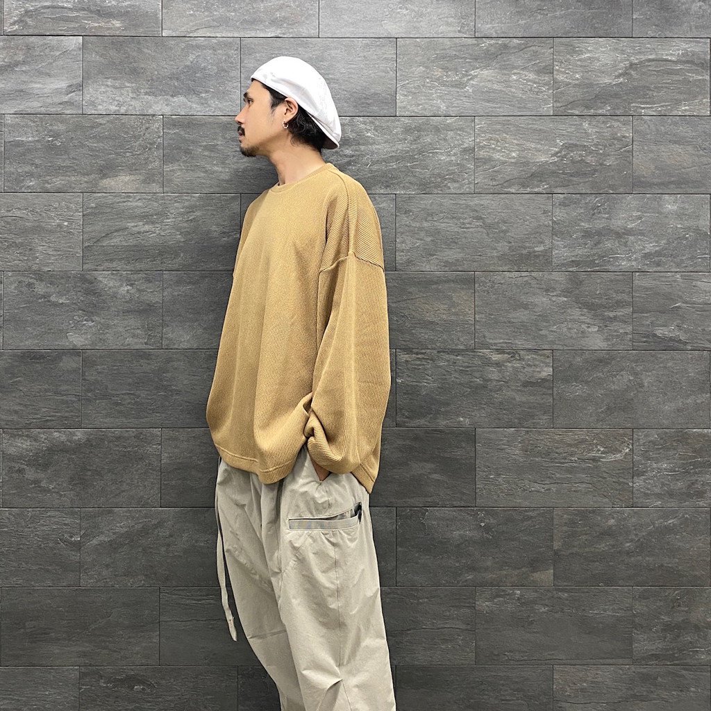 TIGHTBOOTH WAFFLE CREW KNIT ワッフルクルーニット - Tシャツ