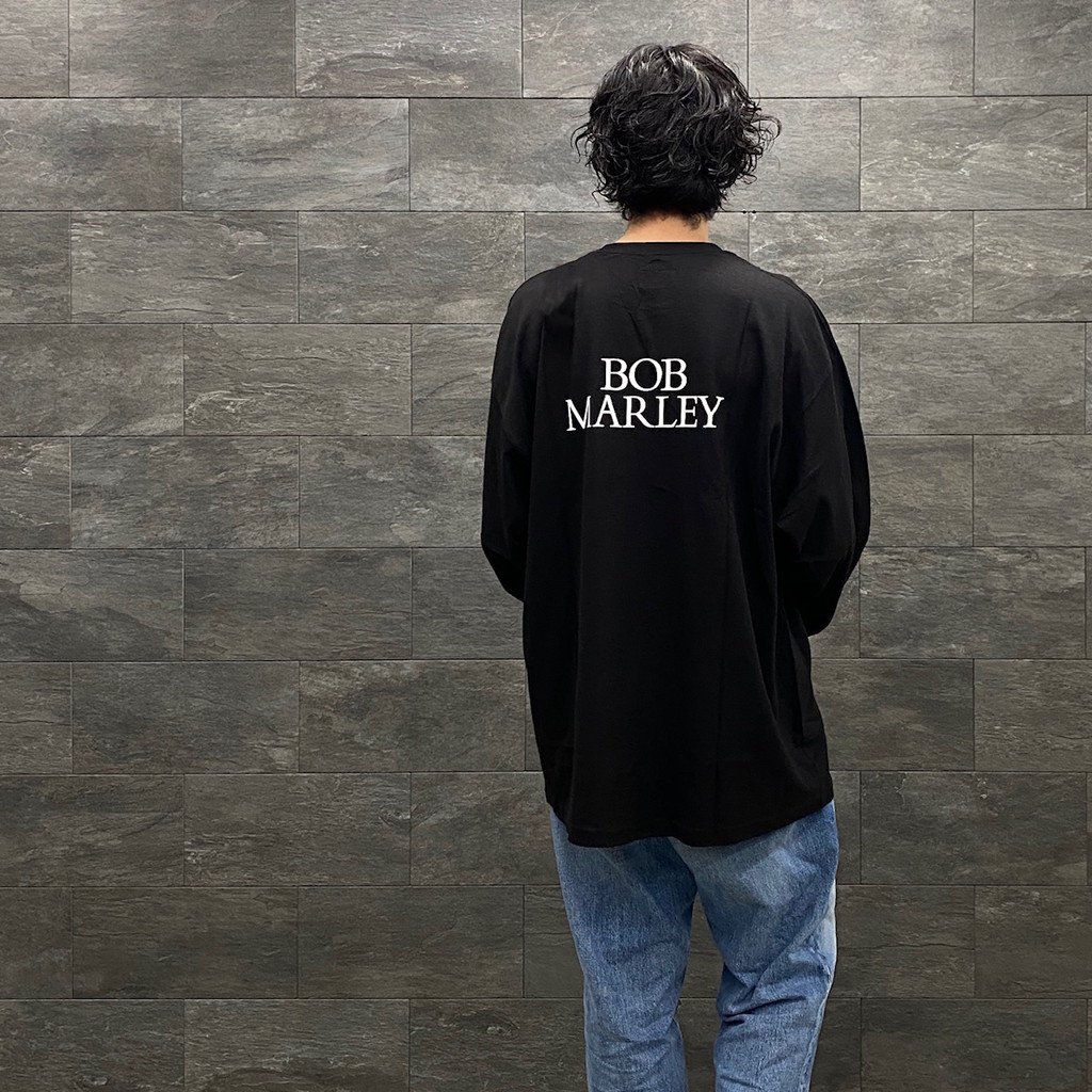 トップス / BOB MARLEY | CREW NECK LONG SLEEVE T-SHIRT BLACK