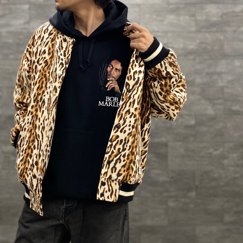 WACKO MARIA | ワコマリア LEOPARD VARSITY JACKET -TYPE 3- #BEIGE