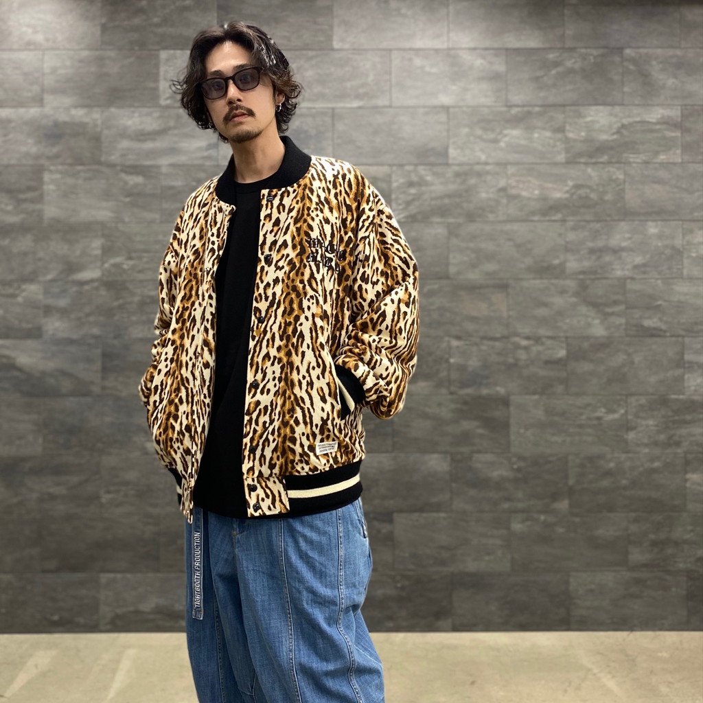 アウター / LEOPARD VARSITY JACKET -TYPE 3- BEIGE