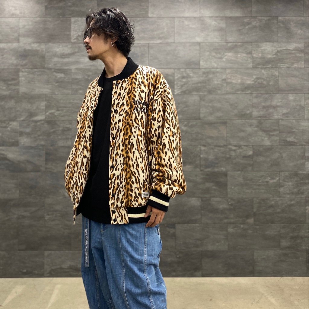 アウター / LEOPARD VARSITY JACKET -TYPE 3- BEIGE