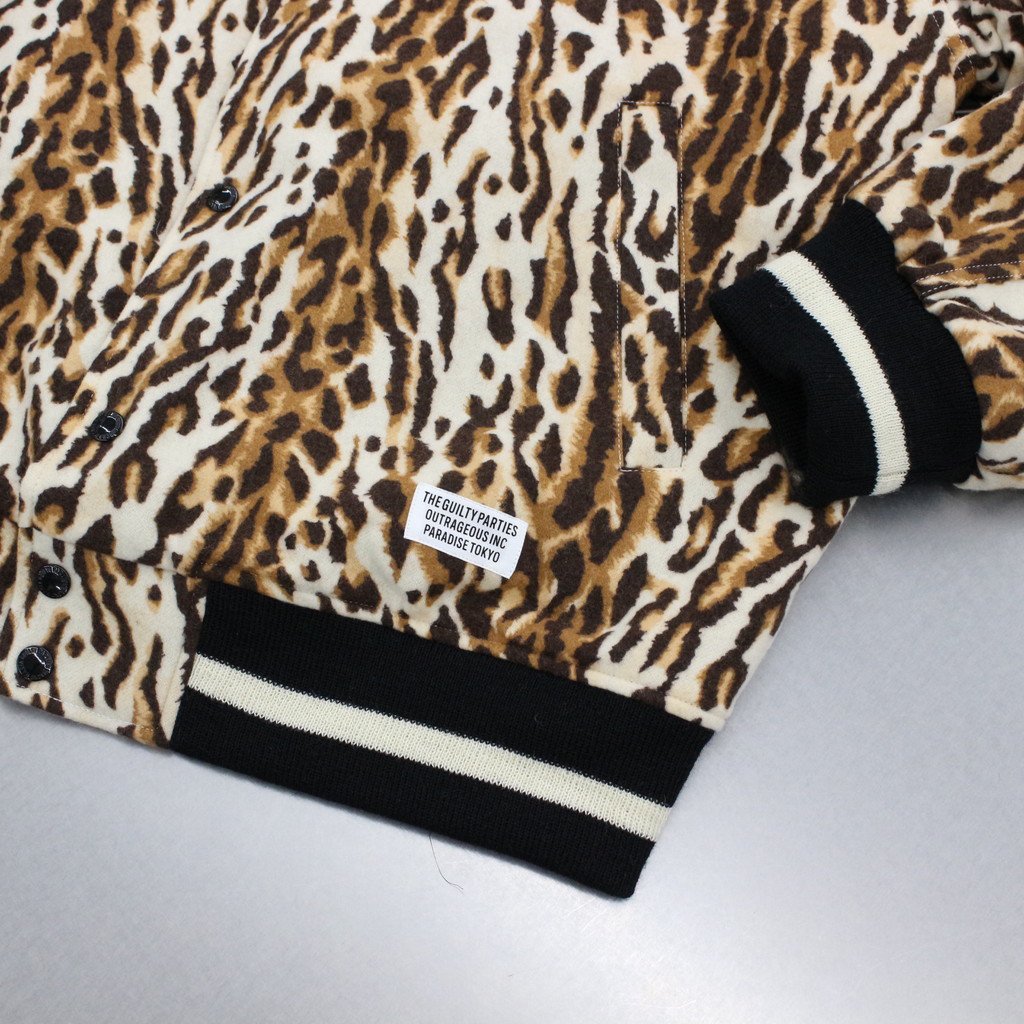 アウター / LEOPARD VARSITY JACKET -TYPE 3- BEIGE