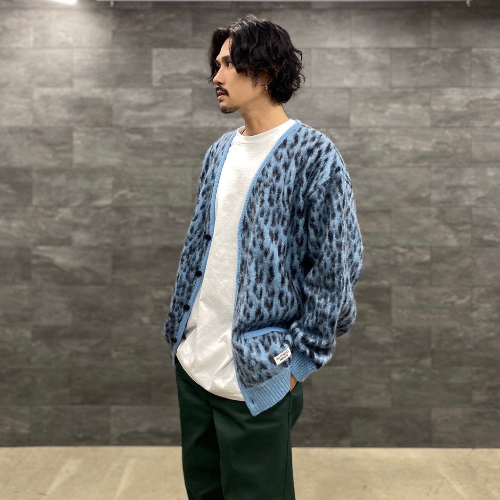 WACKO MARIA ワコマリア 22SS LEOPARD MOHAIR CARDIGAN TYPE 1 22SS