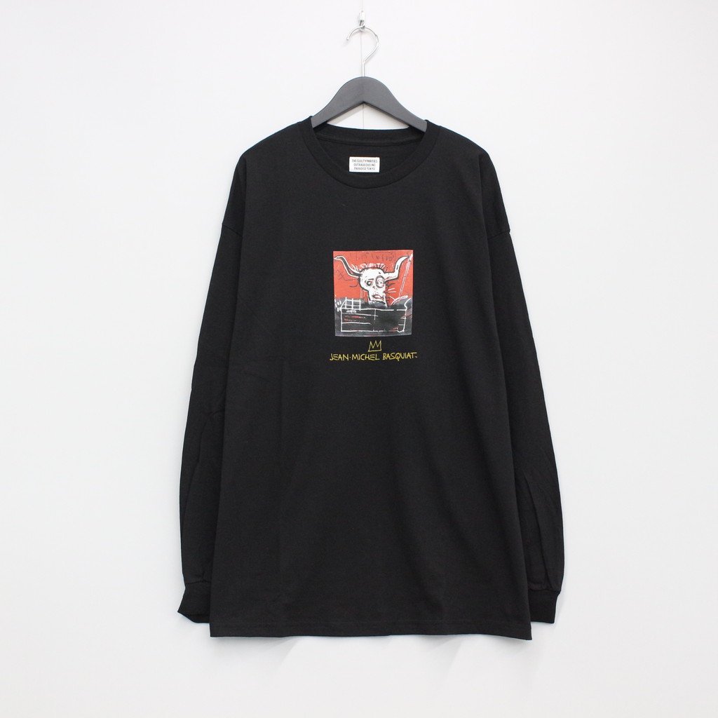 ファッション通販 WACKO MARIA BASQUIAT CREW NECK BLACK XL