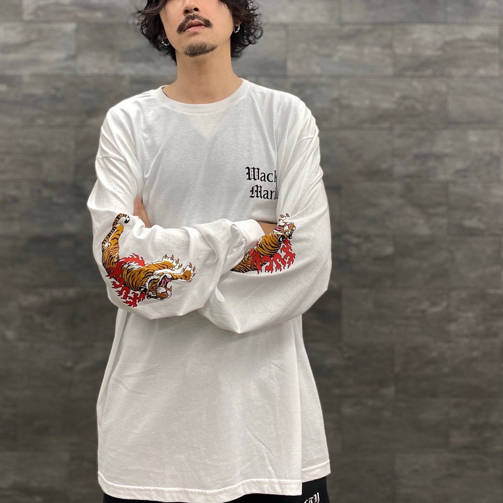 ワコマリア TIM LEHI LONG SLEEVE T-SHIRT - Tシャツ